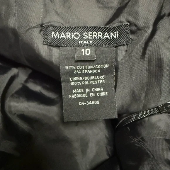 Mario Serrani Multicolor Geometric Pattern Pencil Skirt Sz 10 Vibrant Bold Print - Picture 3 of 3